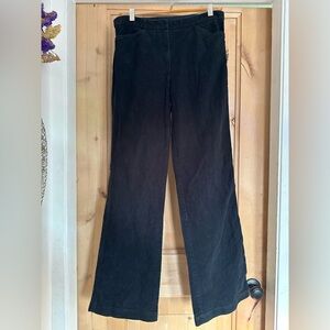 BCBGMaxAzria Black Faux Suede Pants